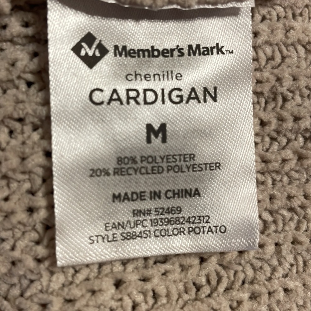 T3. Chenille cardigan - Picture 4 of 4
